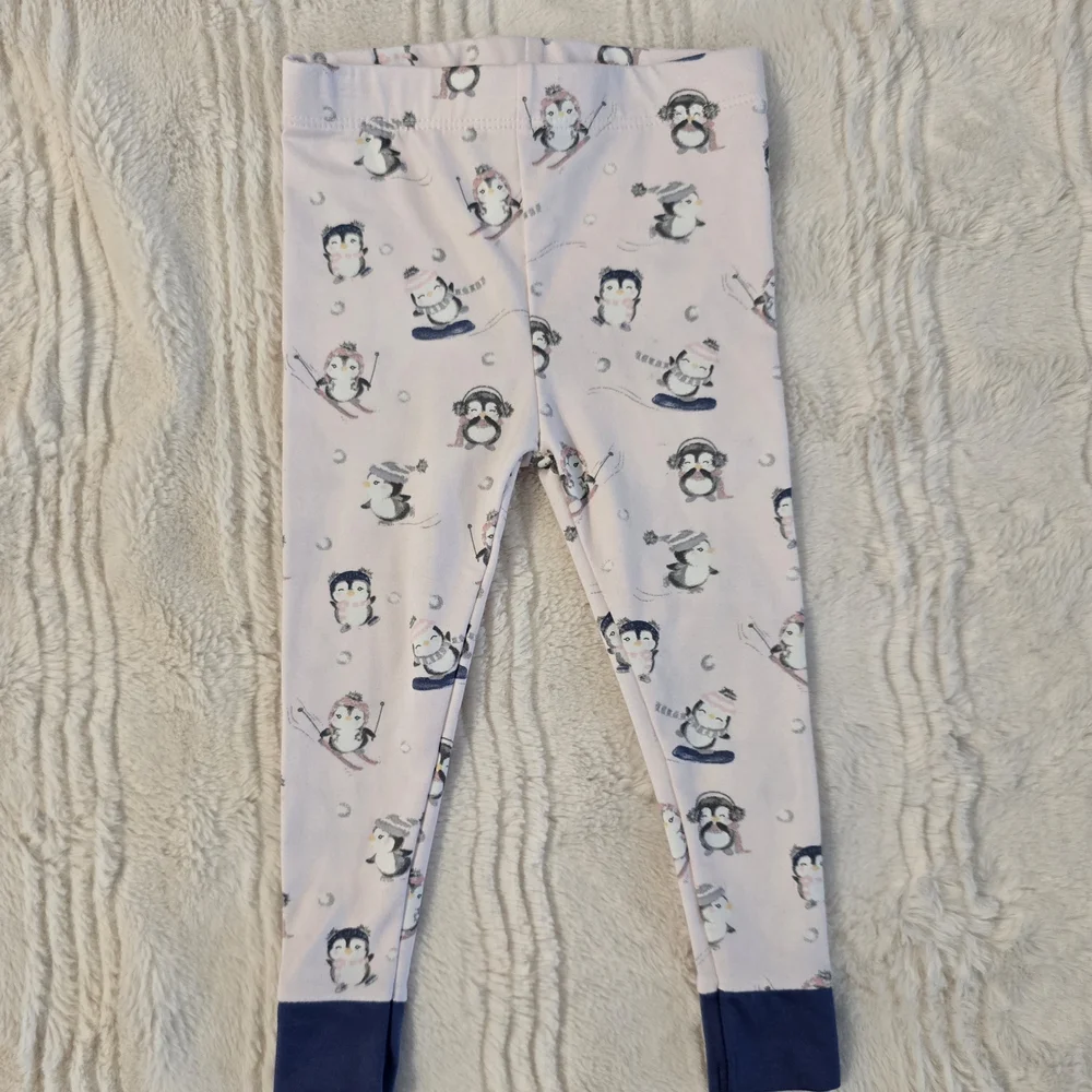 Penelope Mack Navy and Light Pink Penguin Pajama Bundle - Picture 5 of 9